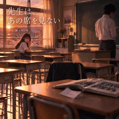 先生は、あの席を見ない
